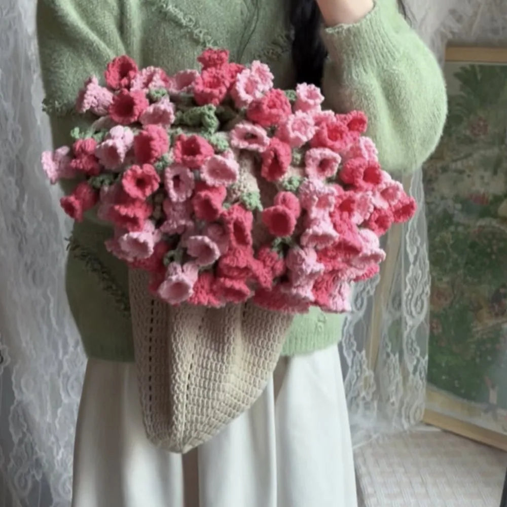 Handmade Flower Bouquet Blanket