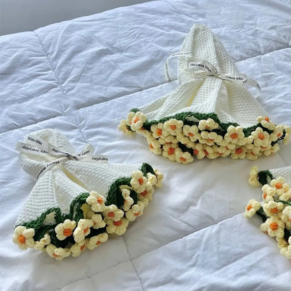 Handmade Flower Bouquet Blanket