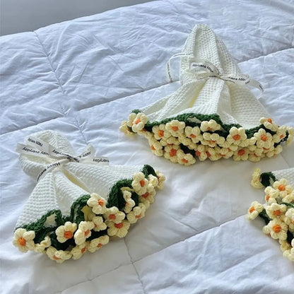 Handmade Flower Bouquet Blanket