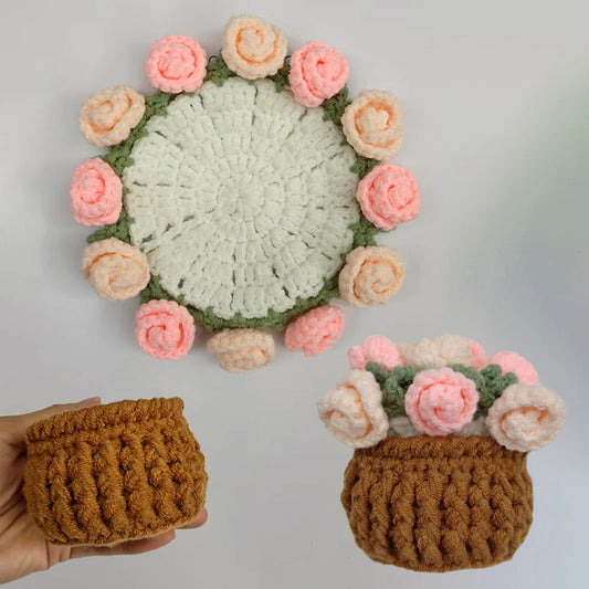 Handmade Flower Cupmat