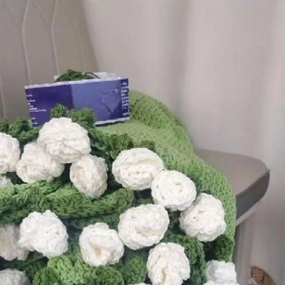 Handmade Flower Bouquet Blanket