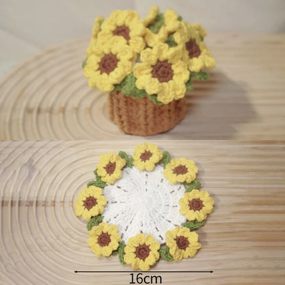 Handmade Flower Cupmat