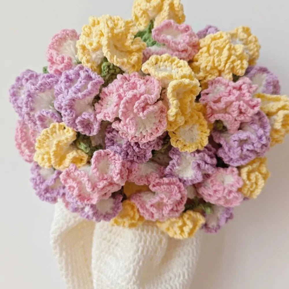 Handmade Flower Bouquet Blanket