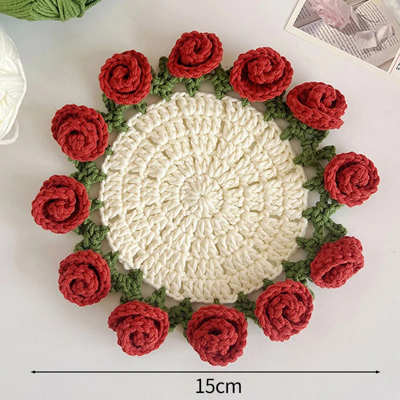 Handmade Flower Cupmat