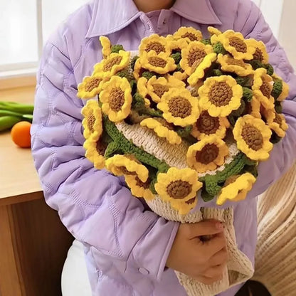 Handmade Flower Bouquet Blanket