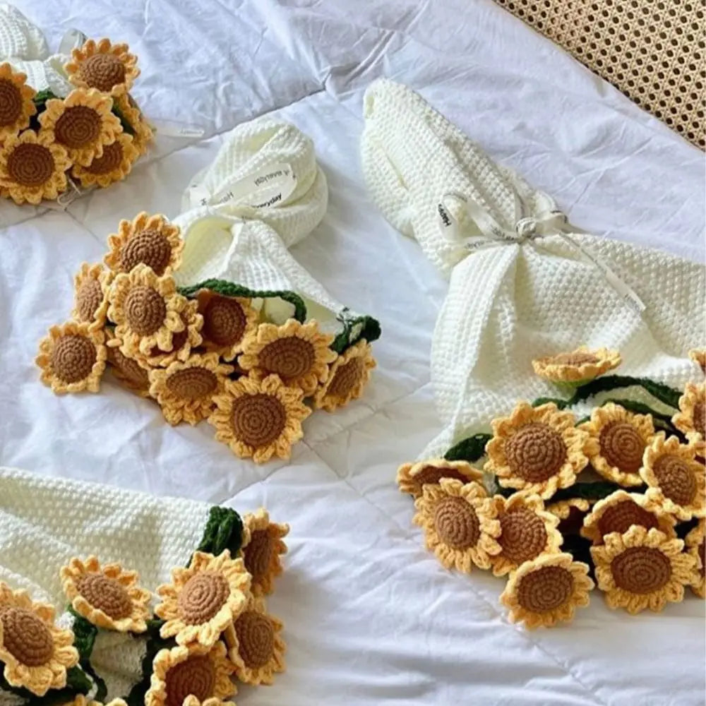 Handmade Flower Bouquet Blanket