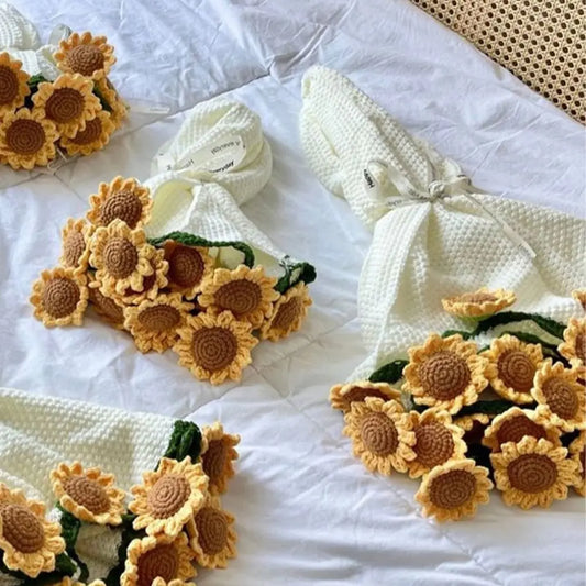 Handmade Flower Bouquet Blanket